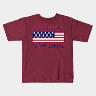 America flag Kids T-Shirt